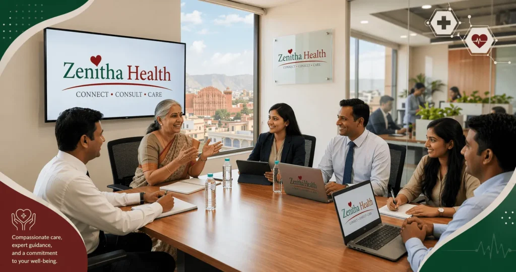 Zenitha Health healthcare consultancy and diagnostic lab setup team in India